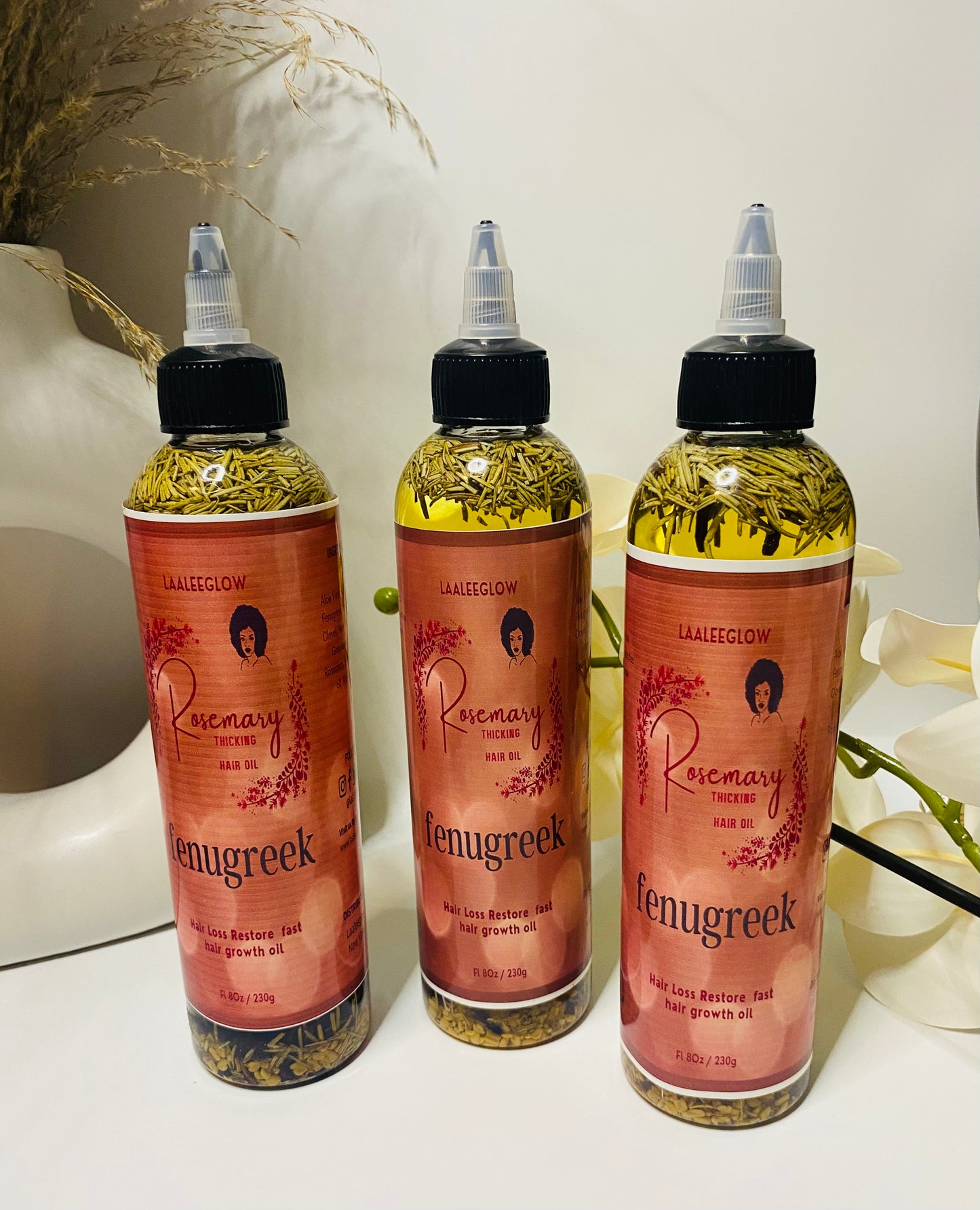 Rosemary +Fenugreek +Amla Thickening Hair Oil