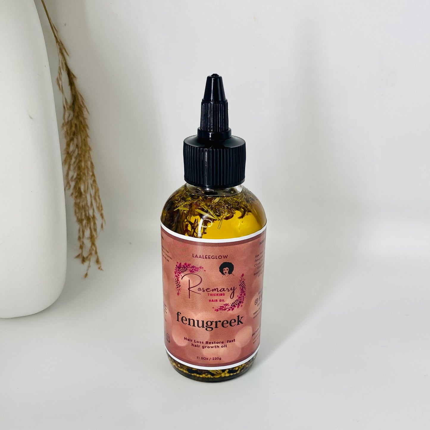 Rosemary Fenugreek Thickening Hair Oil/ Stimulating Hair Growth Oil