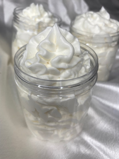 Vanilla Whipped Body Butter, Dry Skin Butter, Stretch Mark Butter - Laaleeglow 