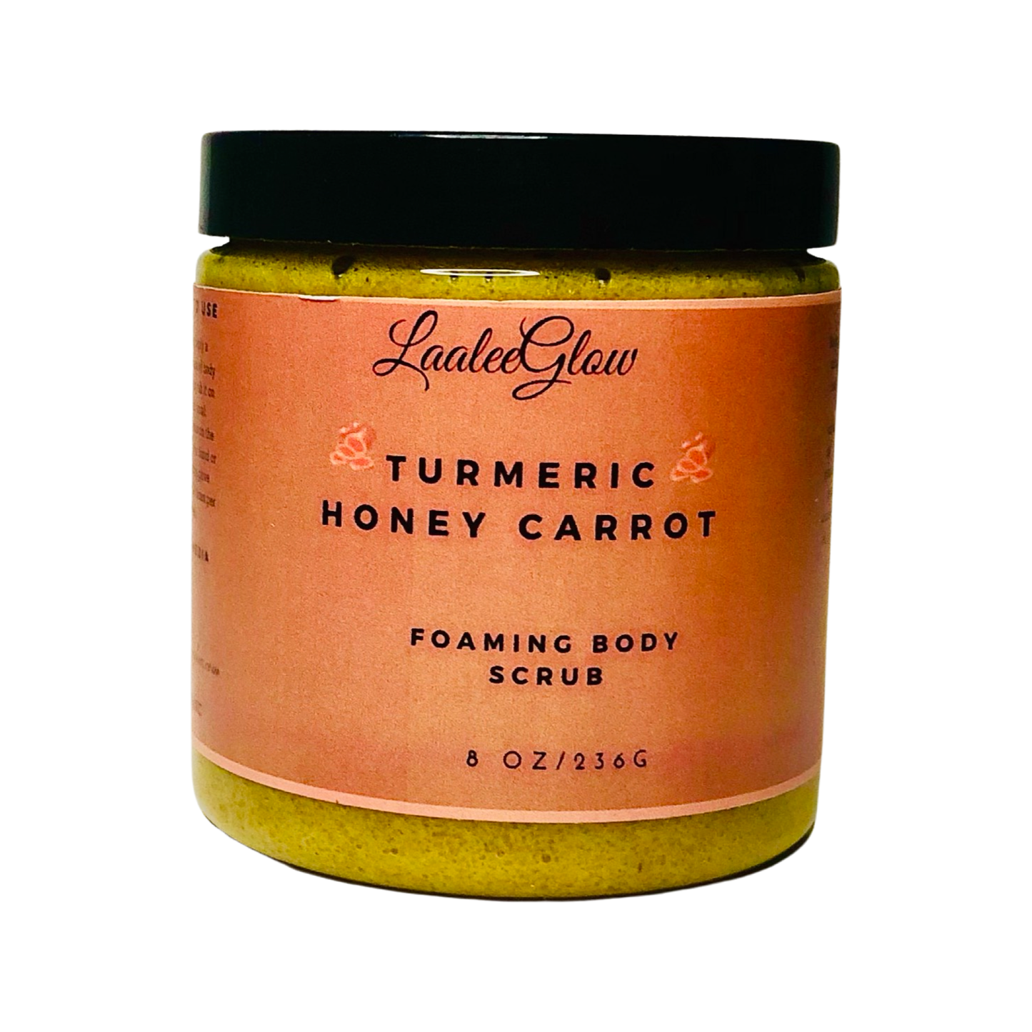Turmeric honey carrot foaming scrub - Laaleeglow 